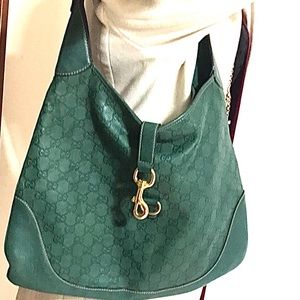 LARGE JACKIE LEATHER GUCCI SHOULDER BAG